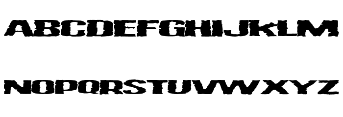 Vulgar Display Of Power Font LOWERCASE