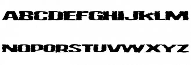 Vulgar Display Of Power フォント 小文字