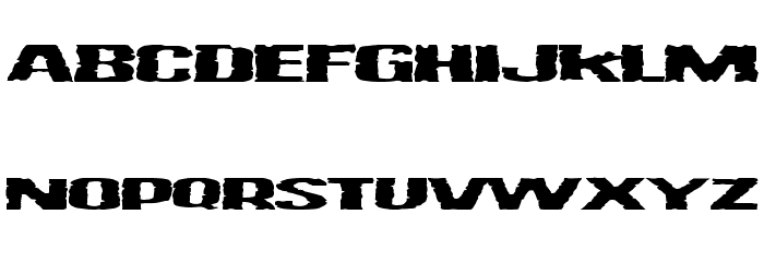 Vulgar Display Of Power Font LOWERCASE