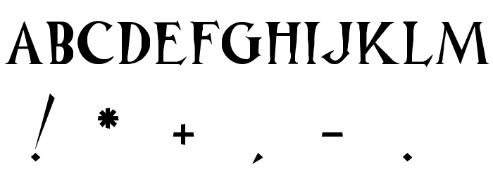 Vulnavia Font OTHER CHARS