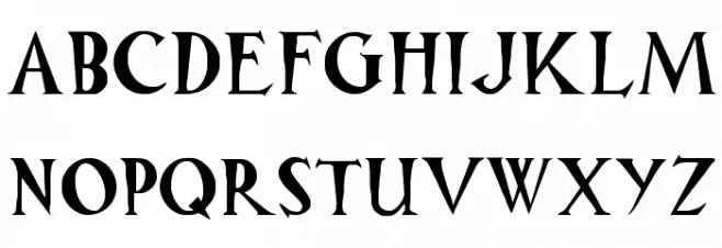 Vulnavia フォント 大文字