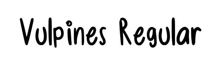 Vulpines Regular  font caratteri gratis