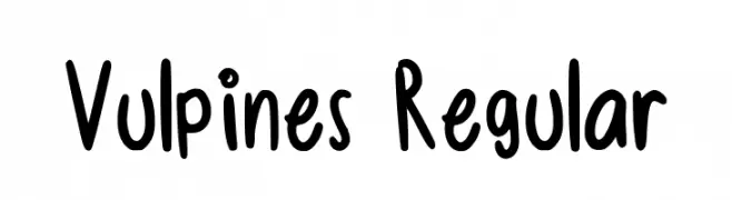Vulpines Regular  Frei Schriftart Herunterladen