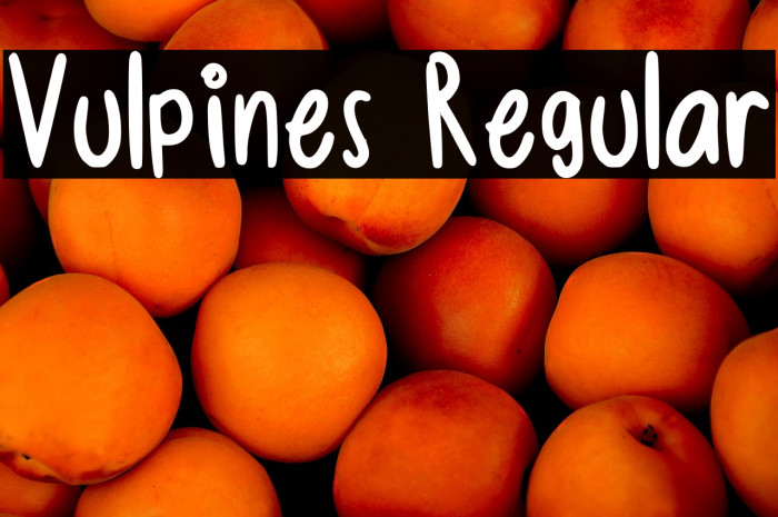 Vulpines Regular Example 1