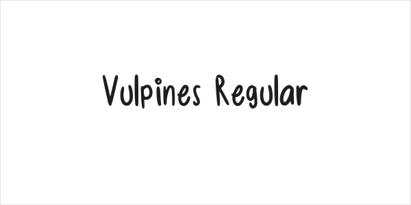 Vulpines Regular Logo