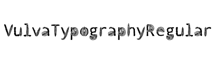 Vulva Typography Regular  font caratteri gratis