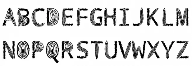 Vulva Typography Regular Polices MAJUSCULES