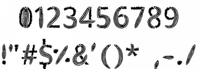 VulvaTypography-Regular Font OTHER CHARS