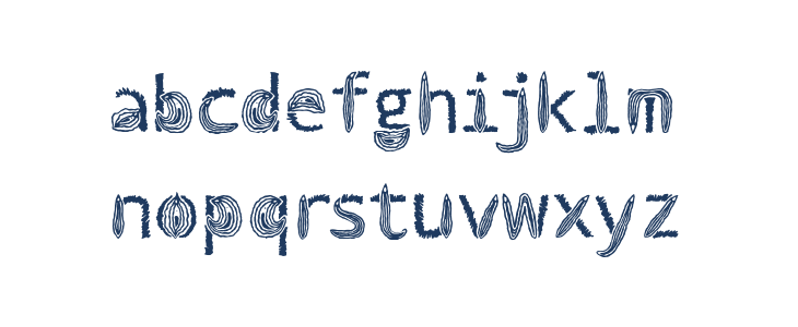 VulvaTypography-Regular Lowercase