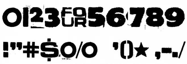 Vuosi vuodelta Font OTHER CHARS