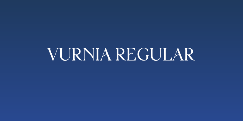 Vurnia Regular Social Header
