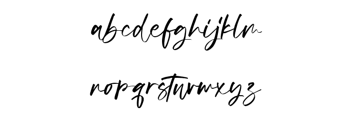 Vuttaline Font LOWERCASE