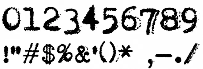 vVWweRraType! Font OTHER CHARS