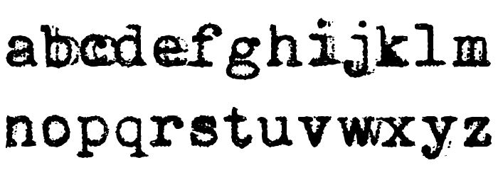 vVWweRraType! Font LOWERCASE