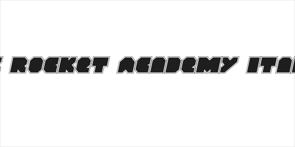 VX Rocket Academy Italic Logo