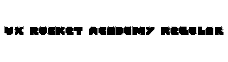 VX Rocket Academy Regular Font