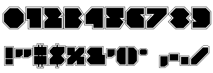 VX Rocket Academy Regular Font OTHER CHARS