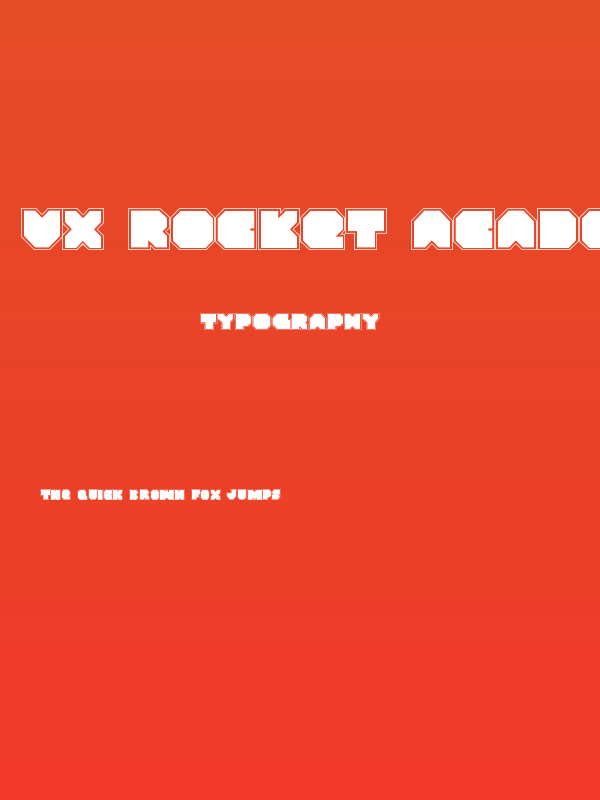 VX Rocket Academy Regular Poster