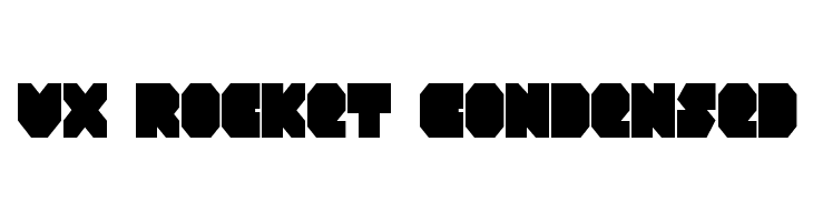 VX Rocket Condensed  免费字体下载