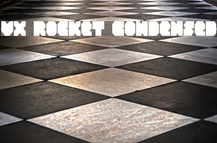 VX Rocket Condensed Font examples