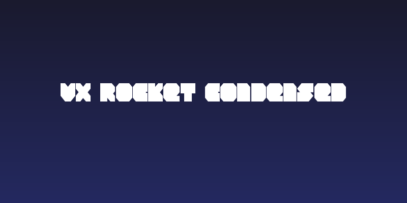 VX Rocket Condensed Social Header