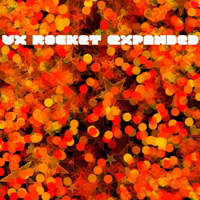 VX Rocket Expanded Font examples