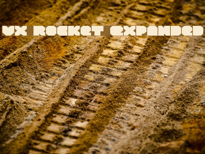 VX Rocket Expanded Font examples