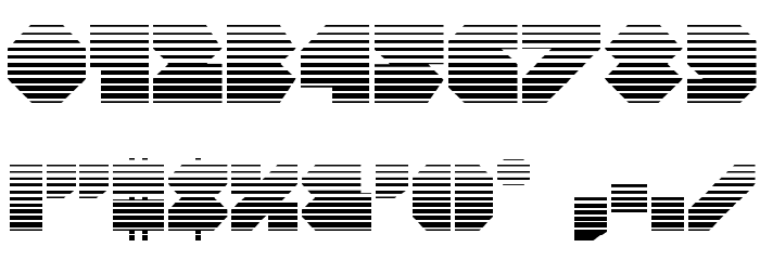 VX Rocket Gradient Regular Font OTHER CHARS