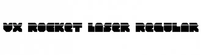 VX Rocket Laser Regular  免费字体下载
