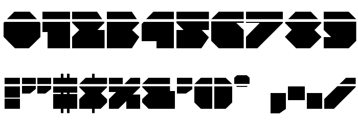 VX Rocket Laser Regular Font OTHER CHARS