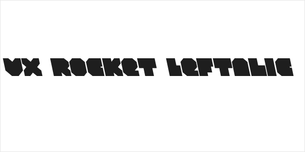 VX Rocket Leftalic Logo