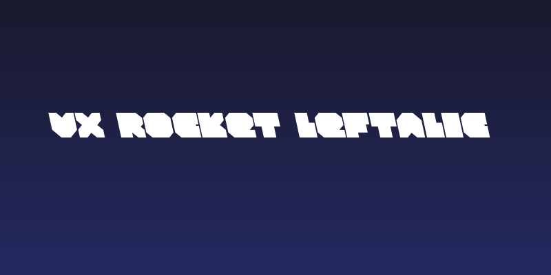 VX Rocket Leftalic Social Header