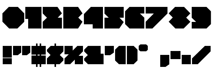 VX Rocket Regular Font OTHER CHARS