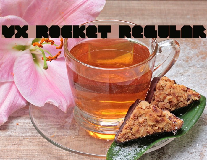 VX Rocket Regular Font examples