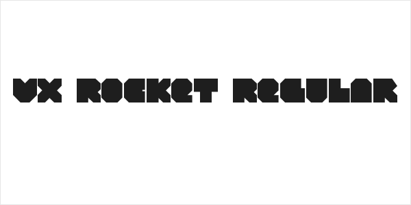 VX Rocket Regular Logo