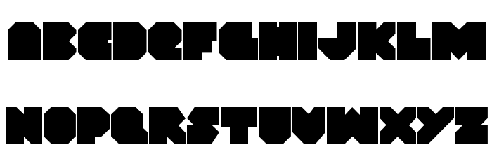 VX Rocket Regular Font LOWERCASE