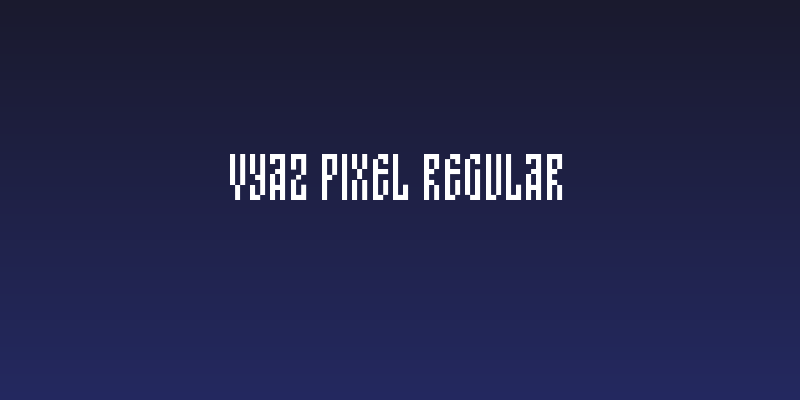 Vyaz Pixel Regular Social Header