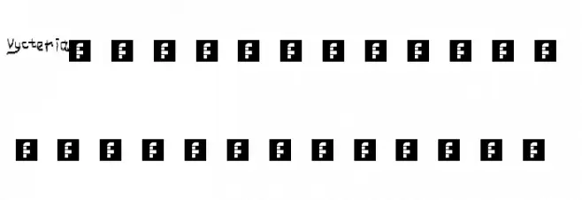 Vycteria Regular Schriftart Groß