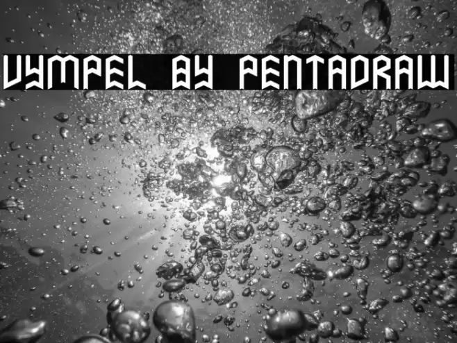 Vympel by PentaDraw Font examples