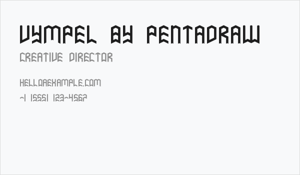 Vympel by PentaDraw Business Card