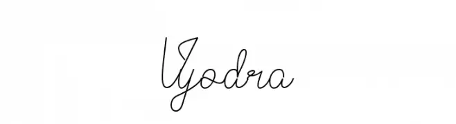 Vyodra  免费字体下载