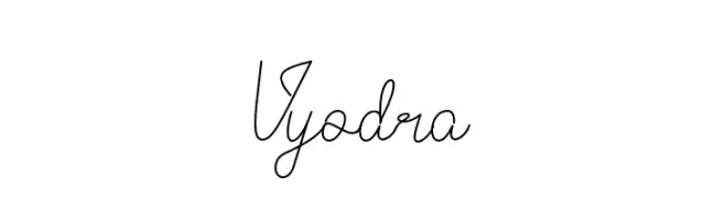 Vyodra  تنزيل الخطوط