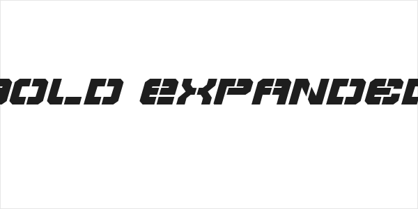 Vyper Bold Expanded Italic Logo