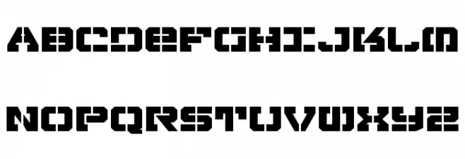 Vyper Bold Expanded Polices MAJUSCULES