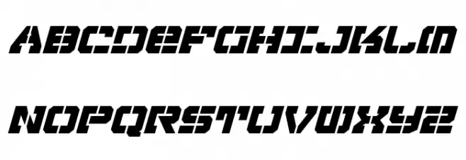 Vyper Bold Italic خط أحرف كبيرة