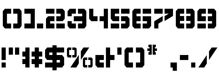 Vyper Condensed Font OTHER CHARS