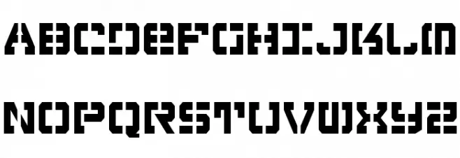 Vyper Condensed Font Litere mari