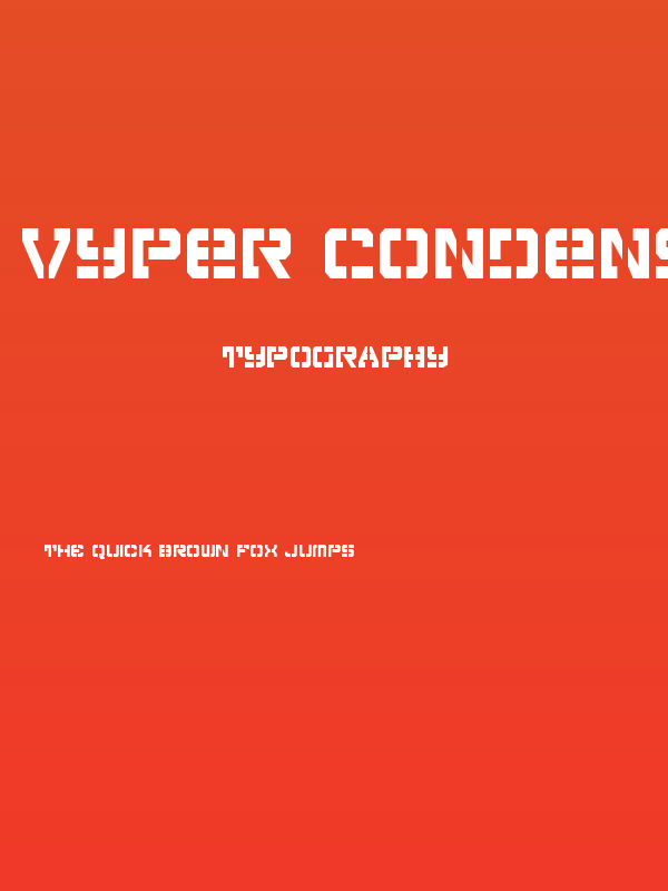 Vyper Condensed Poster