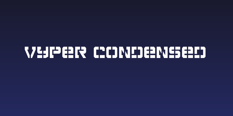 Vyper Condensed Social Header