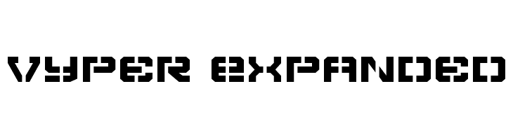 Vyper Expanded  Frei Schriftart Herunterladen